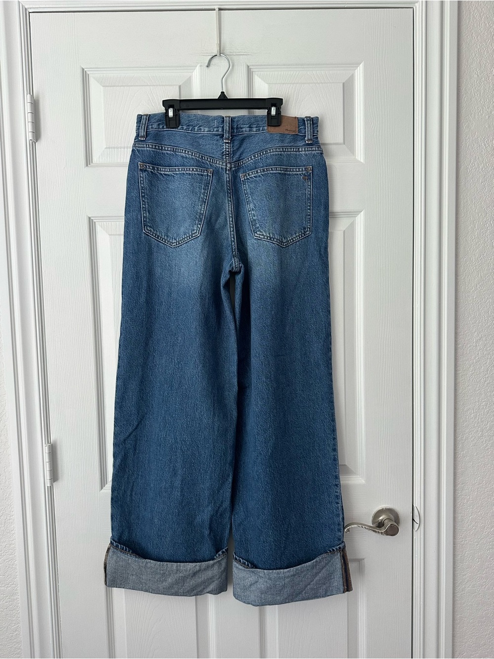 Madewell Super Wide-Leg Jeans Womens High Rise Wide Leg
Cuffed Denim Size 27 - Picture 3 of 4
